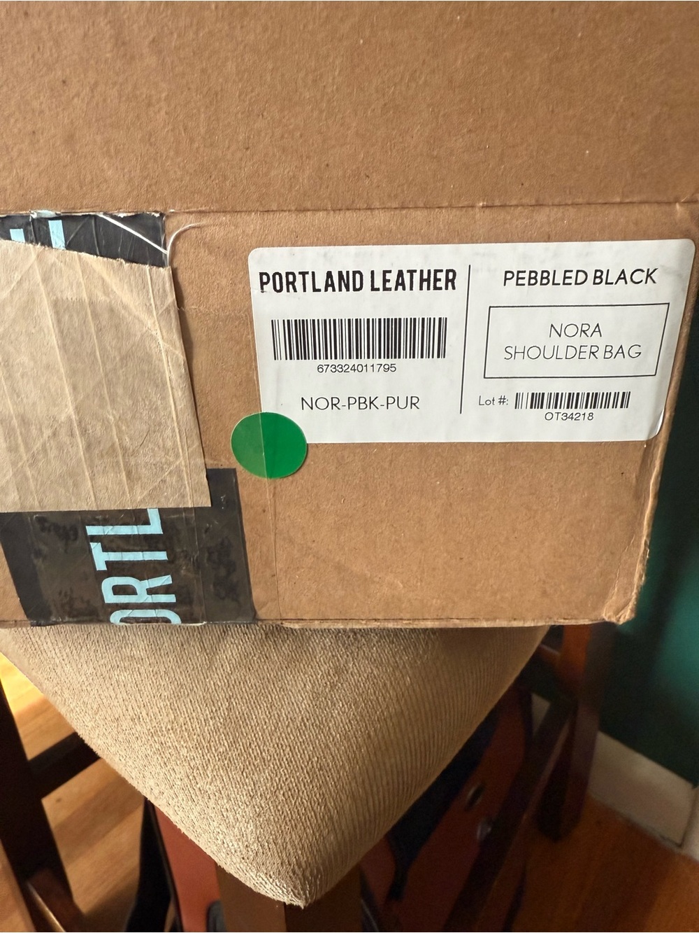Portland Leather (PLG) Nora Shoulder Bag Classic Pebbled Black - Picture 10 of 10